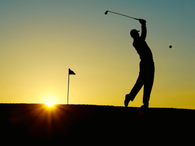 golf-sunset-sport-golfer